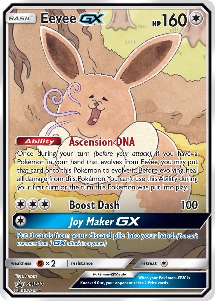 Eevee GX (SM233) [Sun & Moon: Black Star Promos] | Pegasus Games WI