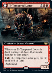 Ill-Tempered Loner // Howlpack Avenger (Extended Art) [Innistrad: Crimson Vow] | Pegasus Games WI