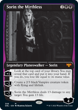 Sorin the Mirthless [Innistrad: Double Feature] | Pegasus Games WI