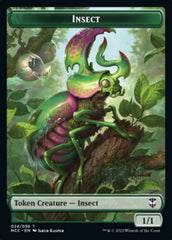 Ogre // Insect Double-Sided Token [Streets of New Capenna Commander Tokens] | Pegasus Games WI