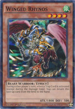 Winged Rhynos (Shatterfoil) [BP03-EN030] Shatterfoil Rare | Pegasus Games WI