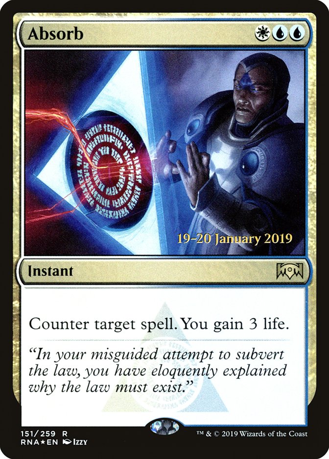 Absorb [Ravnica Allegiance Prerelease Promos] | Pegasus Games WI