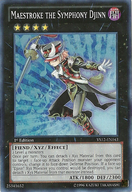 Maestroke the Symphony Djinn [YS12-EN043] Super Rare | Pegasus Games WI