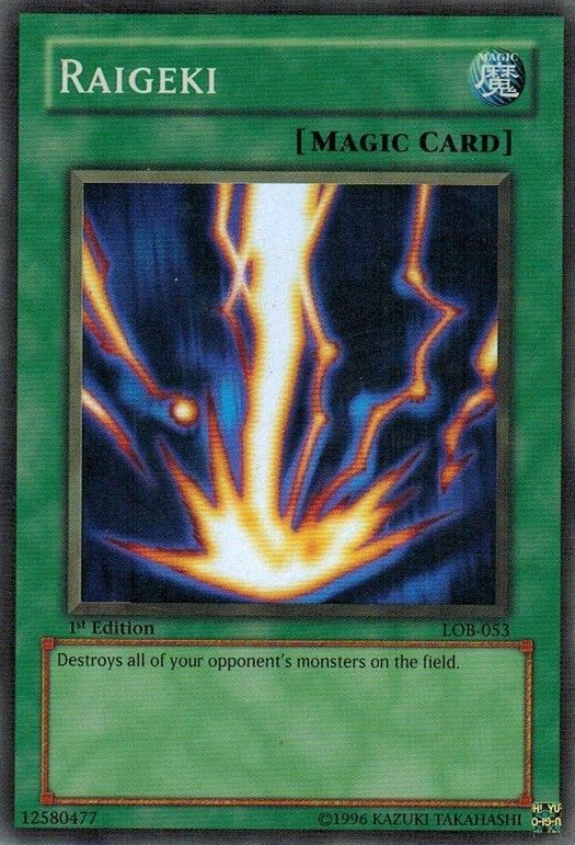 Raigeki [LOB-053] Super Rare | Pegasus Games WI