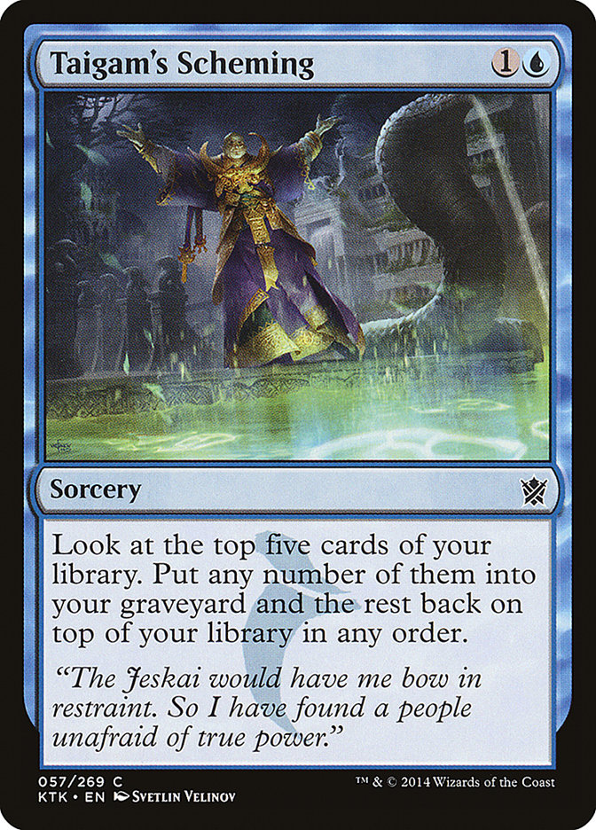 Taigam's Scheming [Khans of Tarkir] | Pegasus Games WI