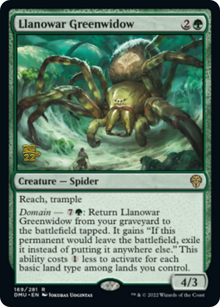 Llanowar Greenwidow [Dominaria United Prerelease Promos] | Pegasus Games WI