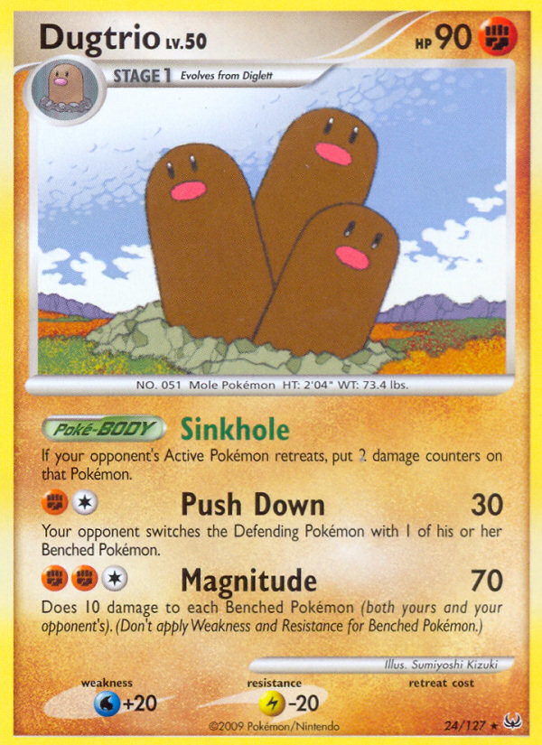 Dugtrio (24/127) [Platinum: Base Set] | Pegasus Games WI