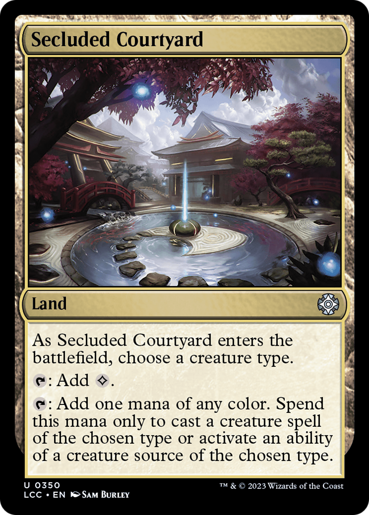 Secluded Courtyard [The Lost Caverns of Ixalan Commander] | Pegasus Games WI