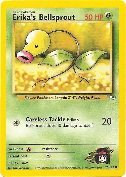 Erika's Bellsprout (76/132) [Gym Heroes Unlimited] | Pegasus Games WI