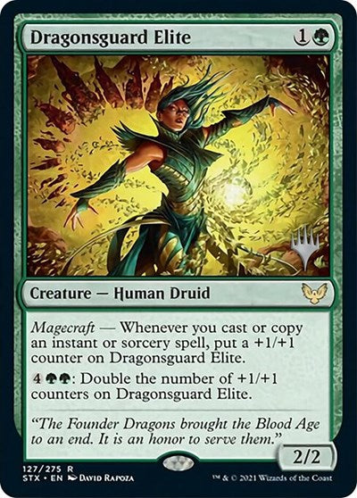 Dragonsguard Elite (Promo Pack) [Strixhaven: School of Mages Promos] | Pegasus Games WI