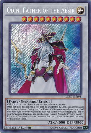 Odin, Father of the Aesir [LC5D-EN191] Secret Rare | Pegasus Games WI