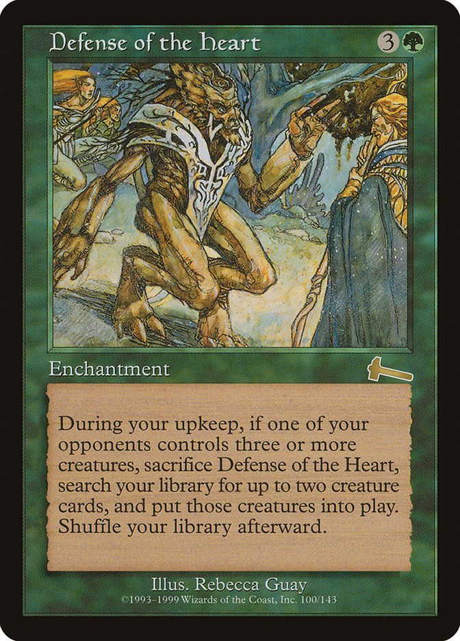 Defense of the Heart [Urza's Legacy] | Pegasus Games WI