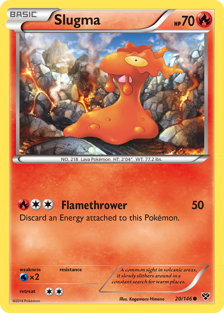 Slugma (20/146) [XY: Base Set] | Pegasus Games WI