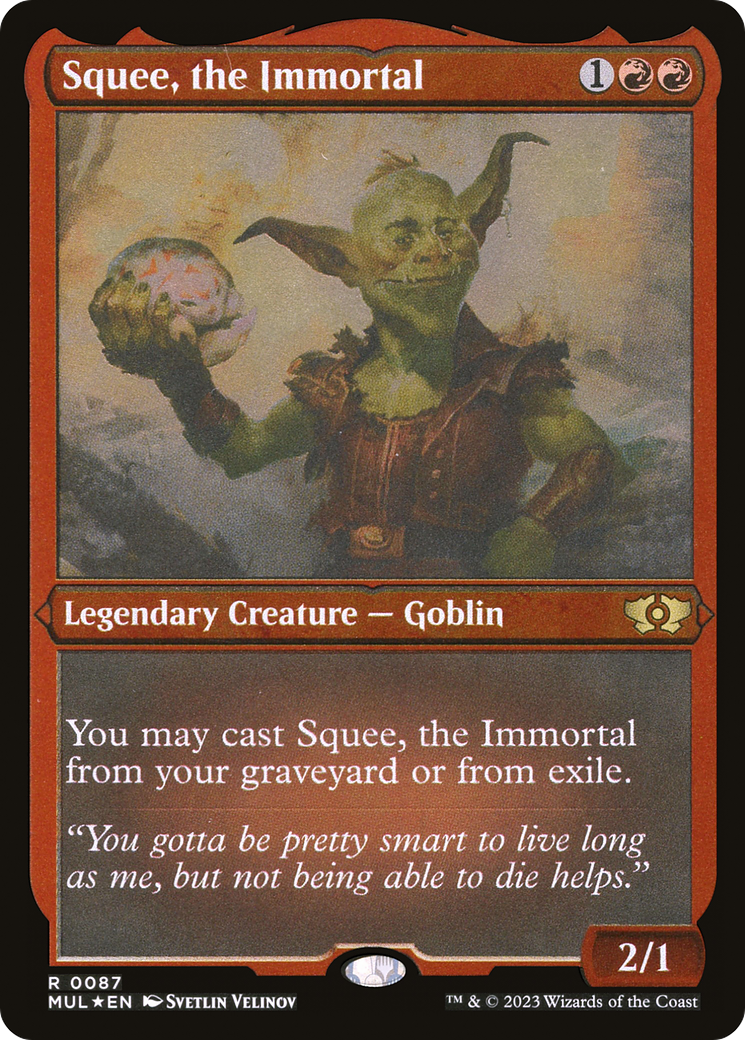 Squee, the Immortal (Foil Etched) [Multiverse Legends] | Pegasus Games WI