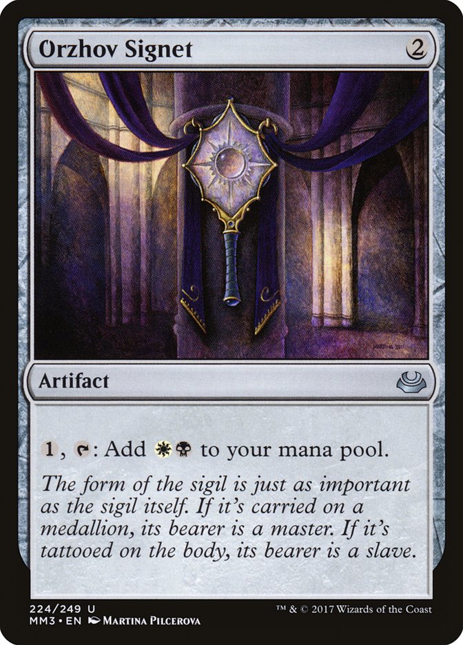 Orzhov Signet [Modern Masters 2017] | Pegasus Games WI