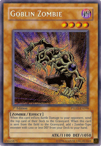 Goblin Zombie [PTDN-EN098] Secret Rare | Pegasus Games WI