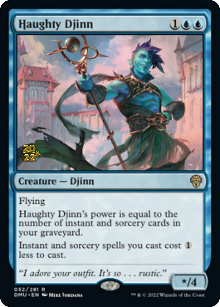 Haughty Djinn [Dominaria United Prerelease Promos] | Pegasus Games WI