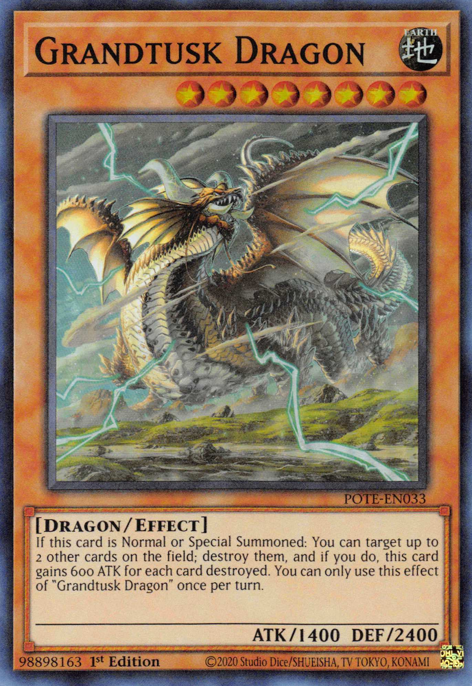 Grandtusk Dragon [POTE-EN033] Super Rare | Pegasus Games WI