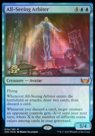 All-Seeing Arbiter [Streets of New Capenna Prerelease Promos] | Pegasus Games WI