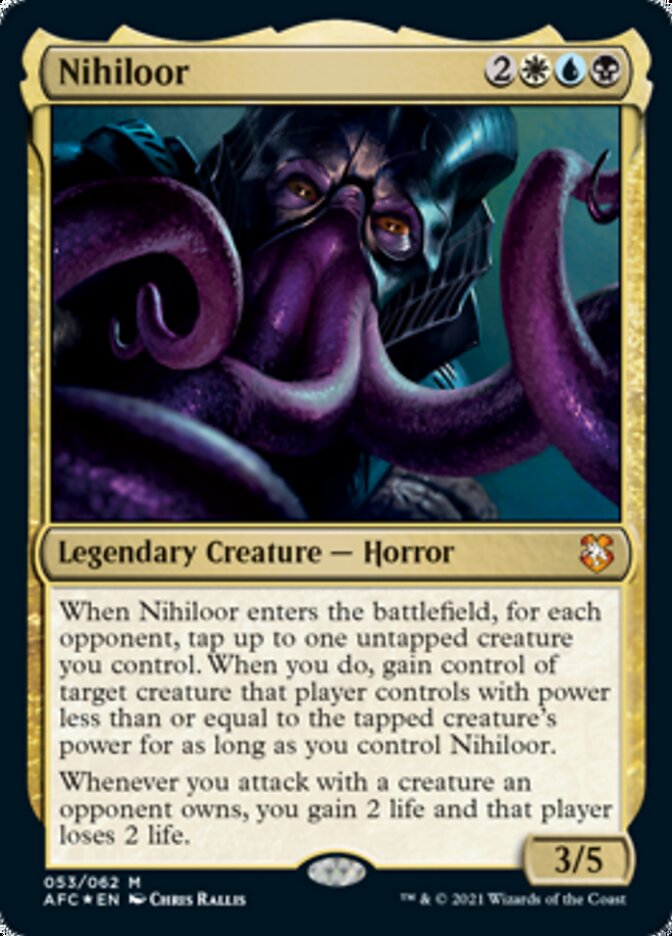 Nihiloor [Dungeons & Dragons: Adventures in the Forgotten Realms Commander] | Pegasus Games WI