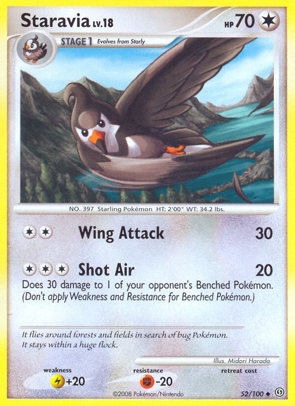 Staravia (52/100) [Diamond & Pearl: Stormfront] | Pegasus Games WI