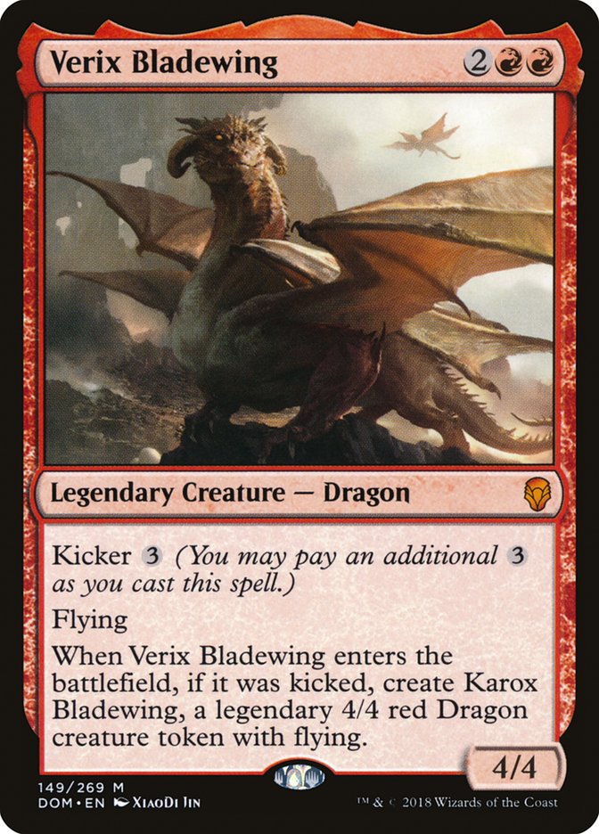 Verix Bladewing [Dominaria] | Pegasus Games WI