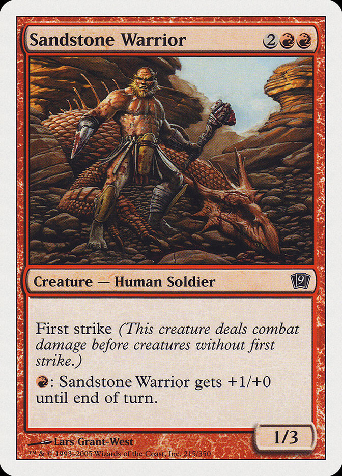 Sandstone Warrior [Ninth Edition] | Pegasus Games WI