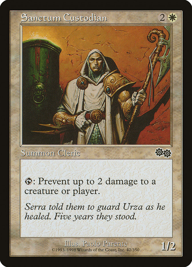 Sanctum Custodian [Urza's Saga] | Pegasus Games WI