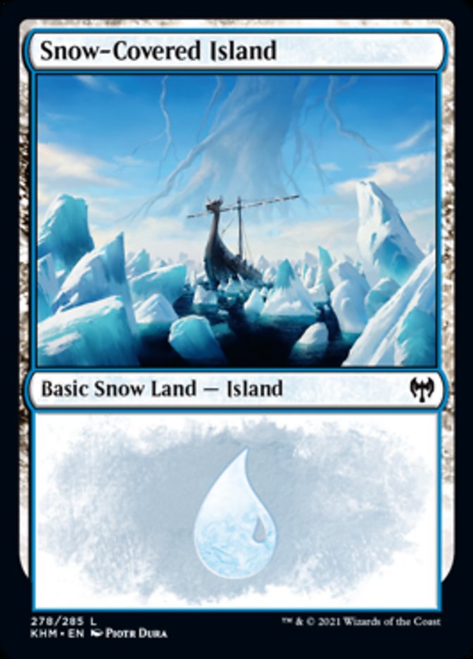 Snow-Covered Island (278) [Kaldheim] | Pegasus Games WI