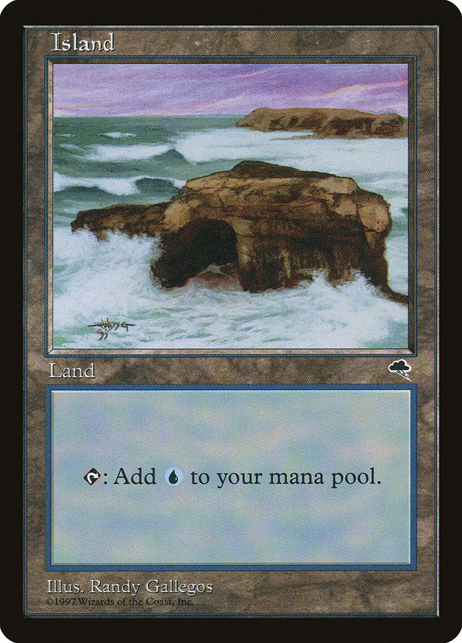 Island (Signature on Left) [Tempest] | Pegasus Games WI