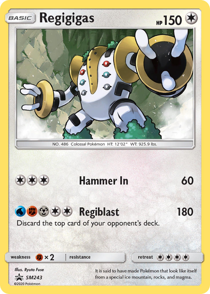 Regigigas (SM243) [Sun & Moon: Black Star Promos] | Pegasus Games WI
