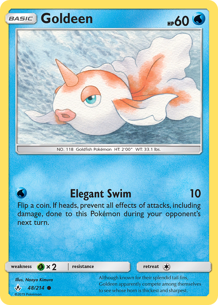 Goldeen (48/214) [Sun & Moon: Unbroken Bonds] | Pegasus Games WI