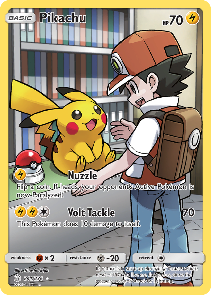 Pikachu (241/236) [Sun & Moon: Cosmic Eclipse] | Pegasus Games WI