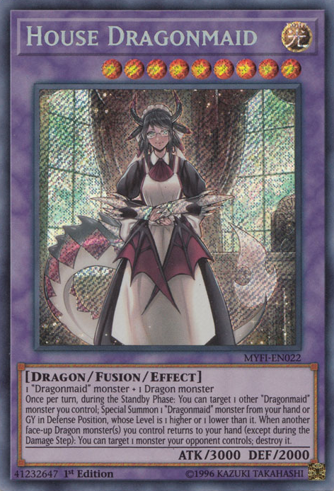 House Dragonmaid [MYFI-EN022] Secret Rare | Pegasus Games WI