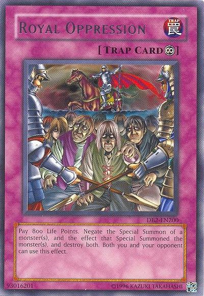 Royal Oppression [DB2-EN200] Rare | Pegasus Games WI