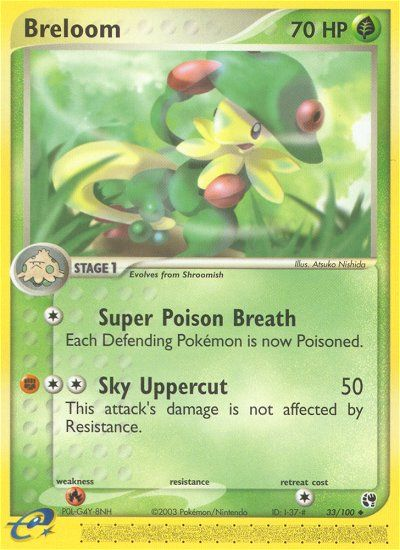 Breloom (33/100) [EX: Sandstorm] | Pegasus Games WI