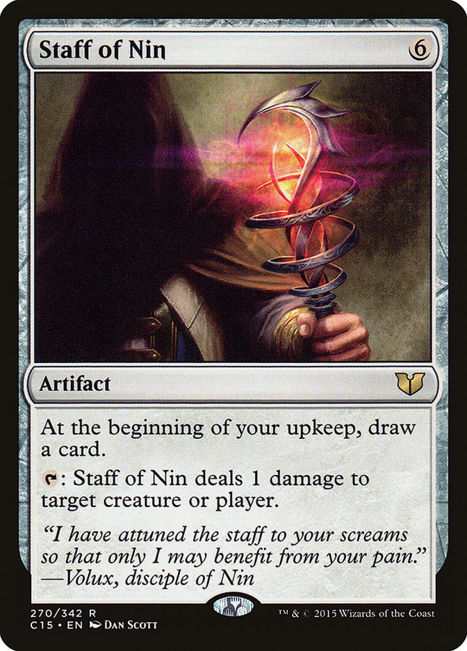 Staff of Nin [Commander 2015] | Pegasus Games WI