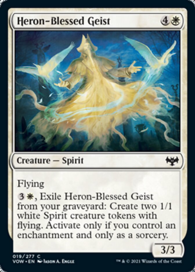 Heron-Blessed Geist [Innistrad: Crimson Vow] | Pegasus Games WI