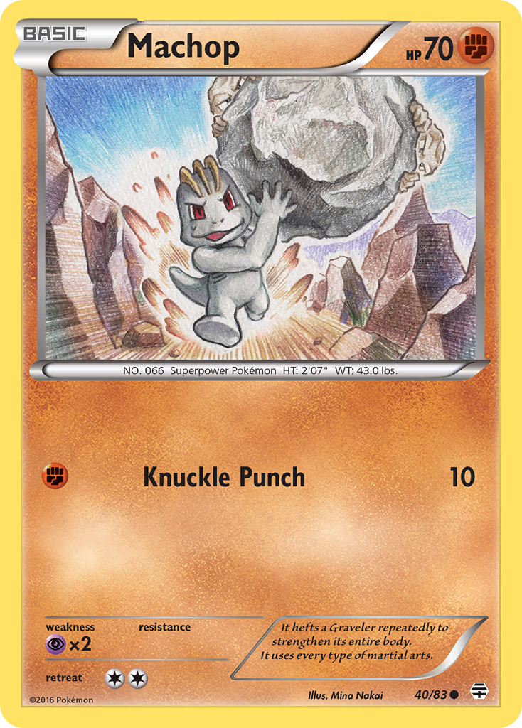 Machop (40/83) [XY: Generations] | Pegasus Games WI