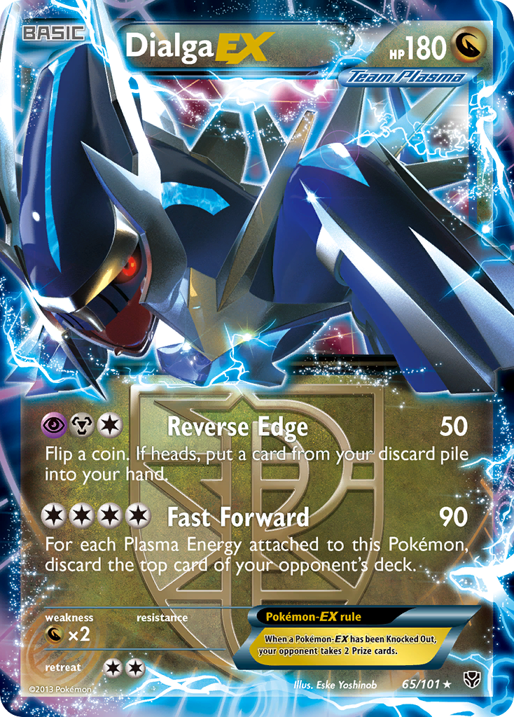 Dialga EX (65/101) [Black & White: Plasma Blast] | Pegasus Games WI