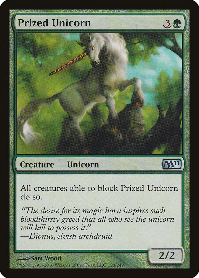 Prized Unicorn [Magic 2011] | Pegasus Games WI