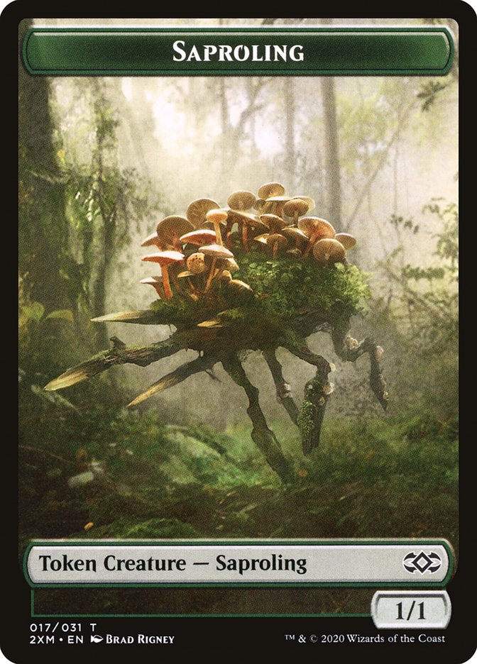 Copy // Saproling Double-Sided Token [Double Masters Tokens] | Pegasus Games WI