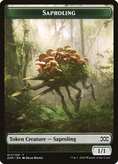 Plant // Saproling Double-Sided Token [Double Masters Tokens] | Pegasus Games WI