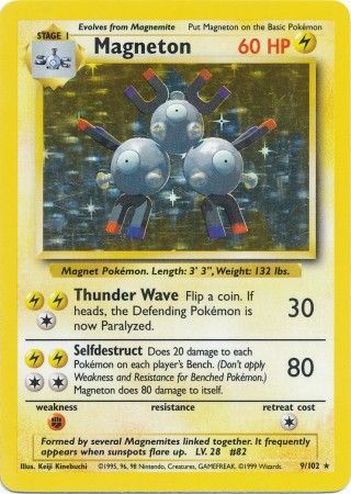 Magneton (9/102) [Base Set Unlimited] | Pegasus Games WI