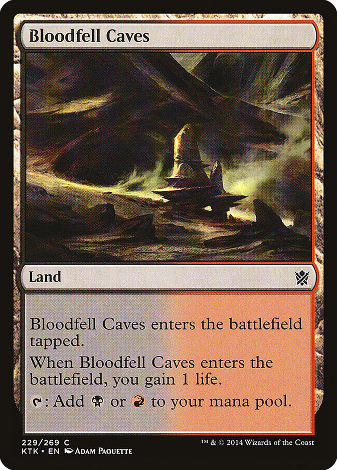 Bloodfell Caves [Khans of Tarkir] | Pegasus Games WI