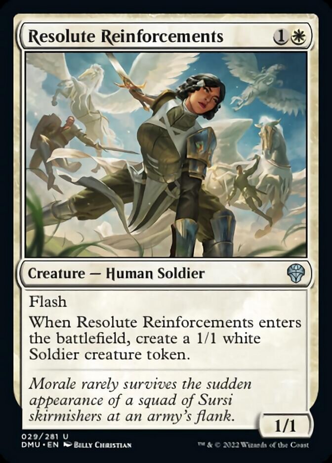 Resolute Reinforcements [Dominaria United] | Pegasus Games WI