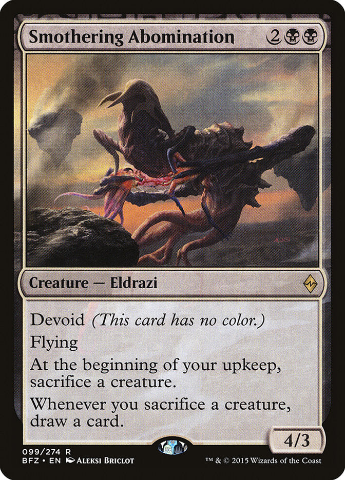 Smothering Abomination [Battle for Zendikar] | Pegasus Games WI