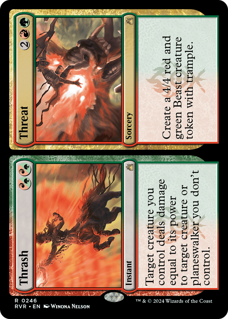 Thrash // Threat [Ravnica Remastered] | Pegasus Games WI