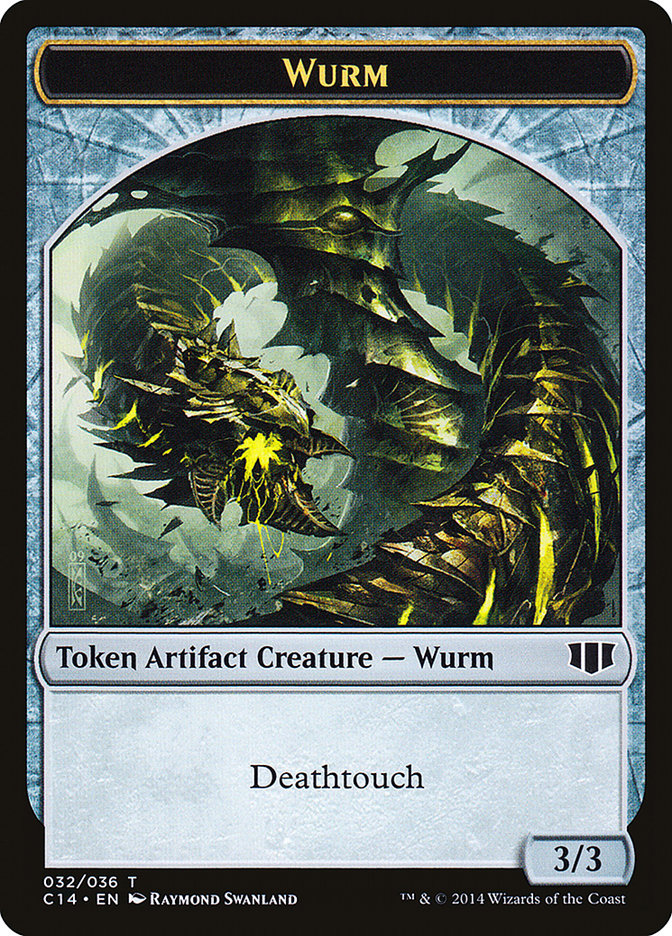 Wurm (032/036) // Goat Double-Sided Token [Commander 2014 Tokens] | Pegasus Games WI