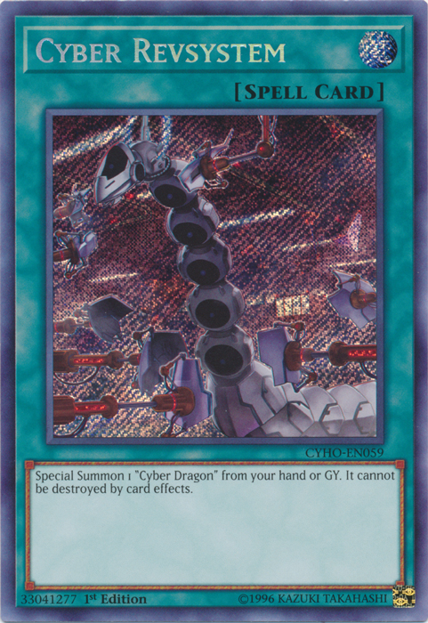 Cyber Revsystem [CYHO-EN059] Secret Rare | Pegasus Games WI